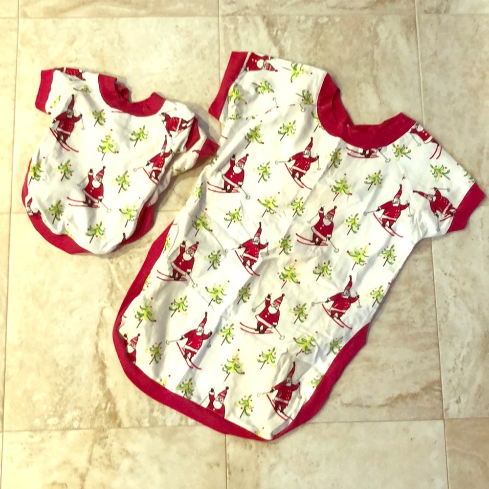 Christmas Dog Pajamas sizes 2 small